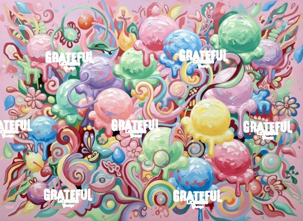 Pop Art Ice Cream Explosion