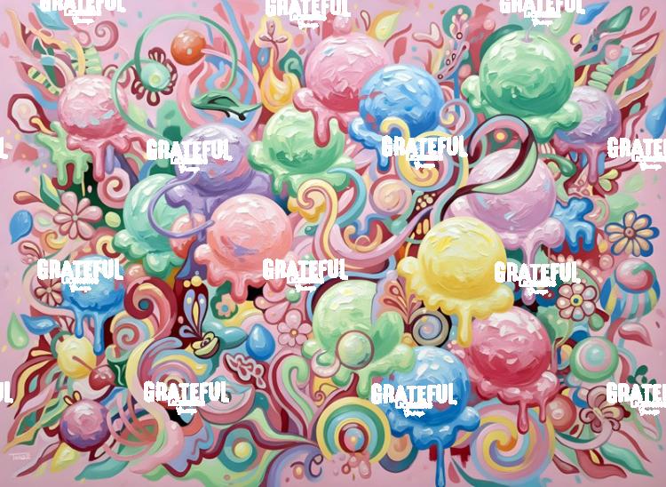 Pop Art Ice Cream Explosion
