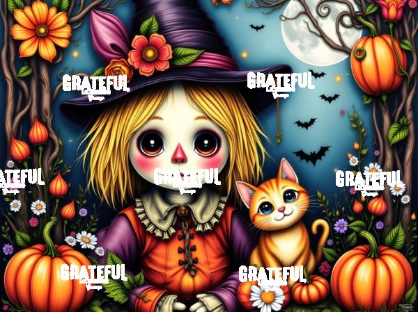 Best Friends Scarecrow and Cat