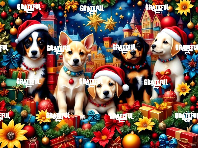 Christmas Puppies