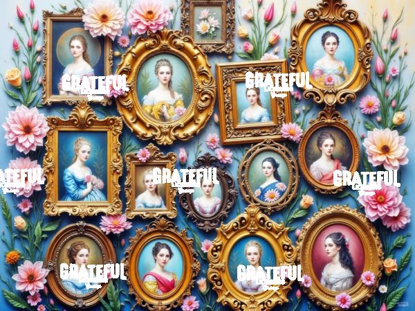 Rococo Trinket Portraits
