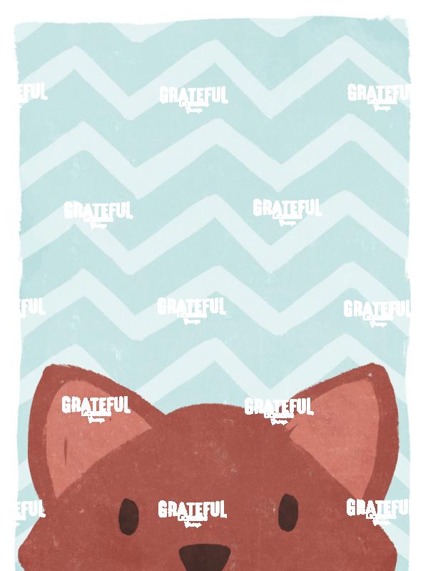 Nursery Woodland Curious Fox