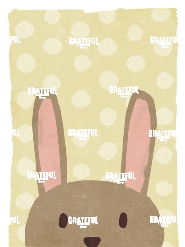 Nursery Woodland Curious Bunny