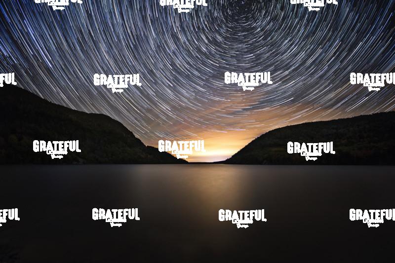 Star Trails over Acadia National Park