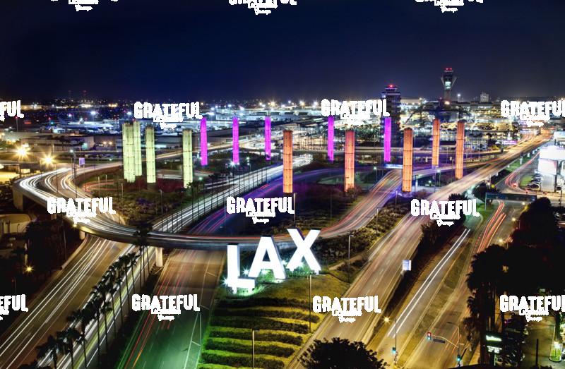 Above LAX after dark