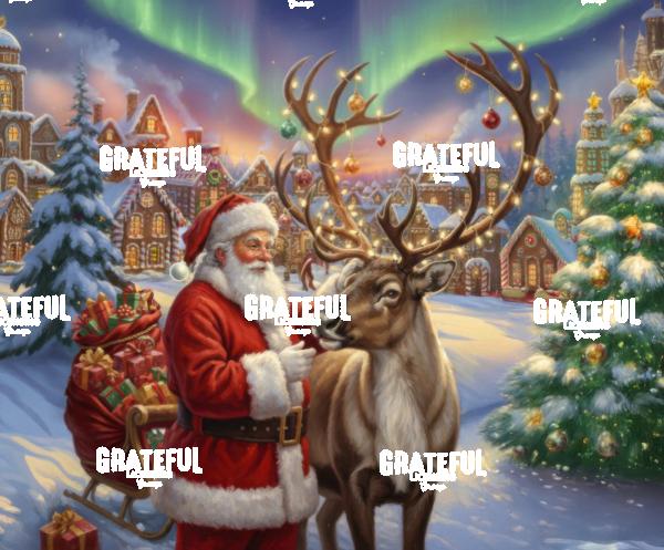Santa and Reindeer