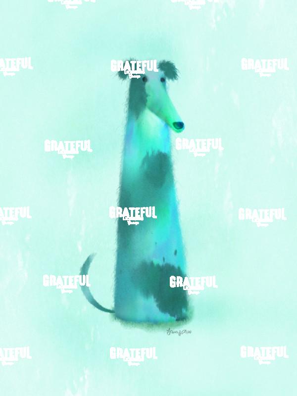 Blue-Green Dog