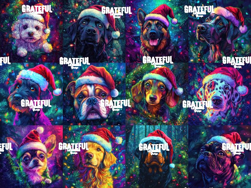 Christmas Dogs Twelve
