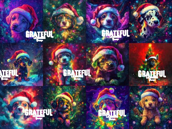 Christmas Puppies Twelve