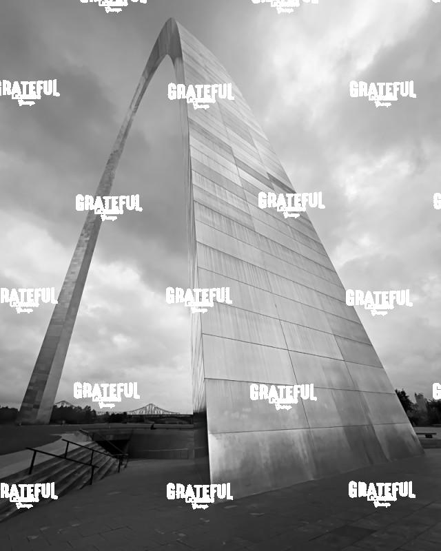Gateway Arch in Black and White