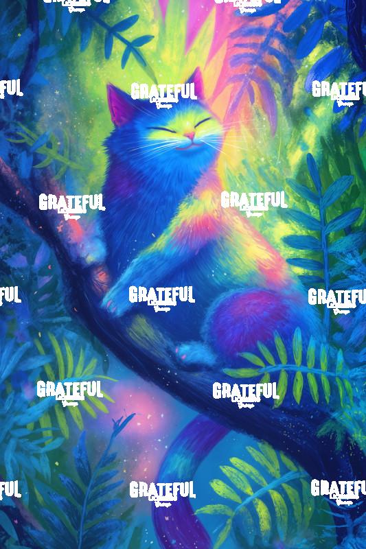 Neon Cat on a Branch, Jungle Love