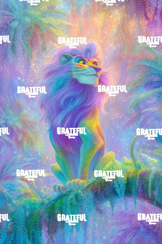 Majestic Lion, Pastel Dream Jungle