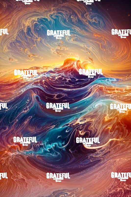 Ocean Waves Sunset Remaster