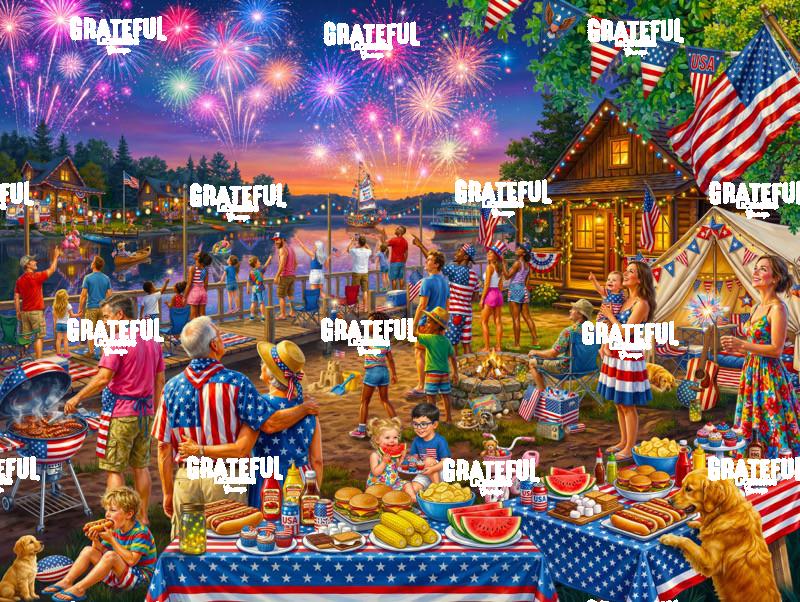 4th of July At The Lake