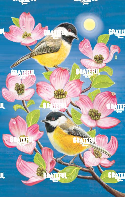 Chickadees in the Dogwood