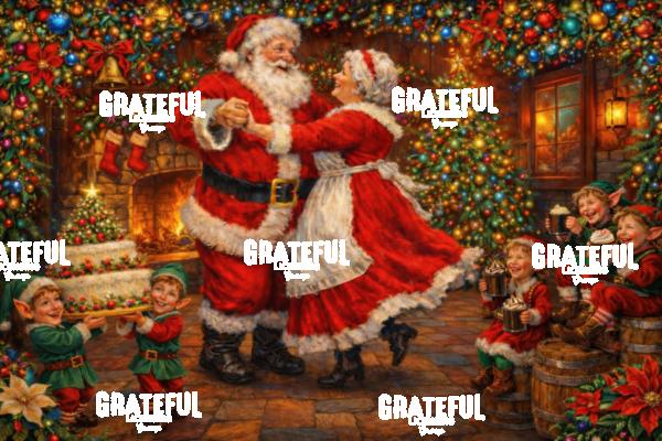 Santa and Mrs Claus Christmas Party