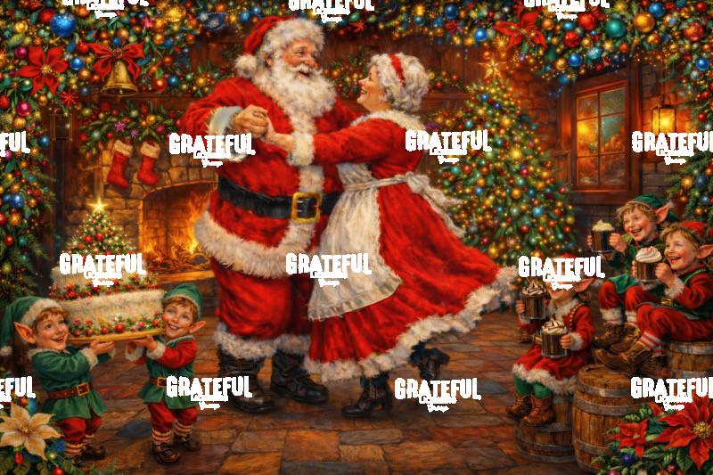 Santa and Mrs Claus Christmas Party