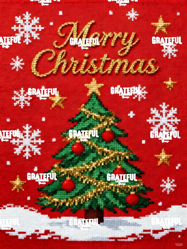 Needlepoint Christmas Tree