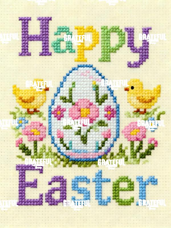 Needlepoint Easter