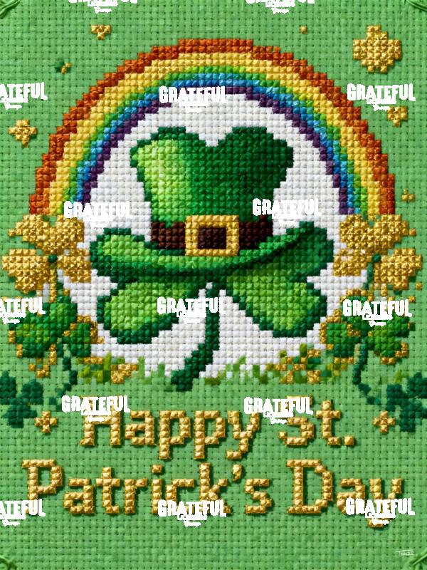 Needlepoint St. Patrick's Day