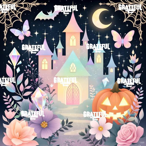 Pastel Halloween Castle