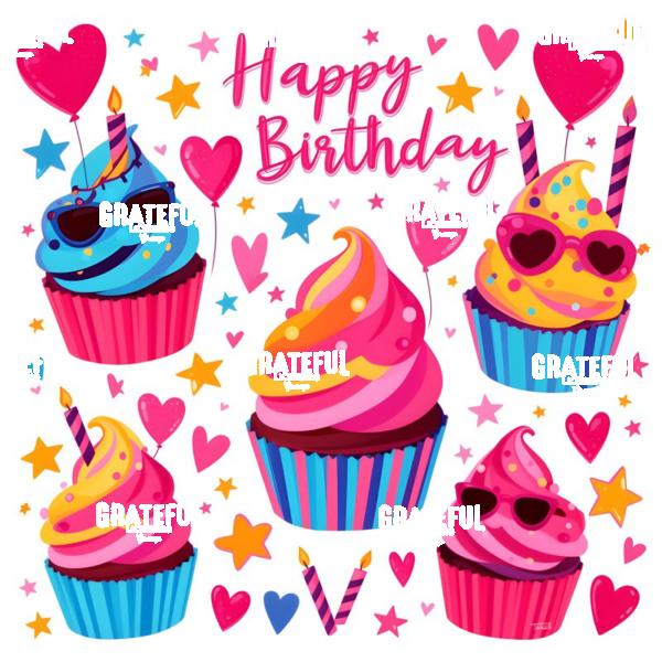 Cool Cupcakes Birthday