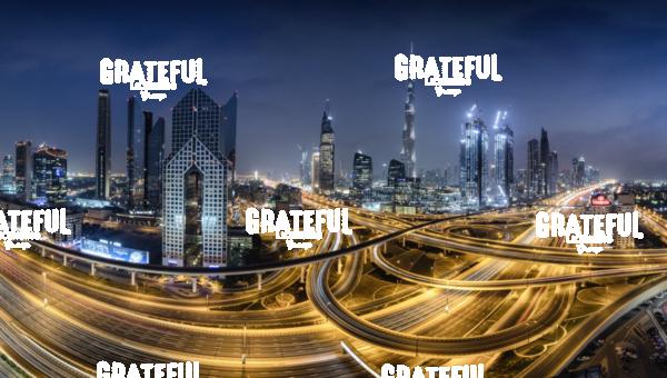 Dubai skyline panorama