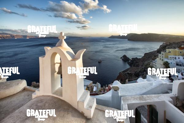 Stunning Sunset in Santorini