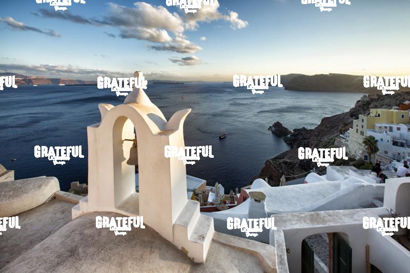 Stunning Sunset in Santorini