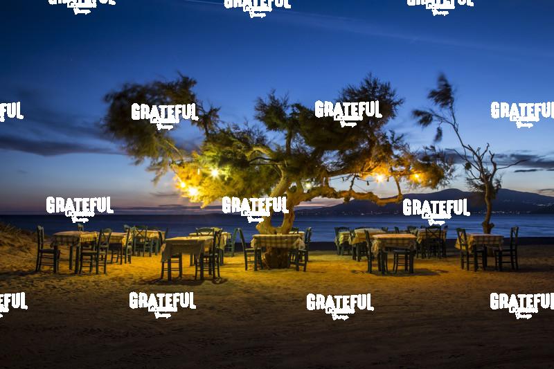 Restaurant by the Sea in Greece
