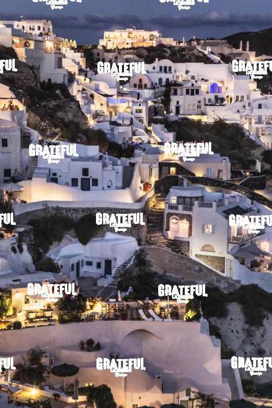 Stunning Santorini at Night