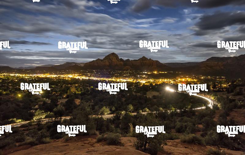 Sunset Overlooking Sedona Arizona