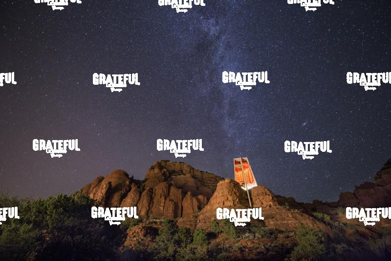 The Milky Way Above the Chapel of the Holy Cross in Sedona, Arizona 2