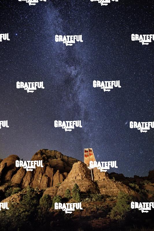 The Milky Way above the Chapel of the Holy Cross in Sedona, Arizona 4