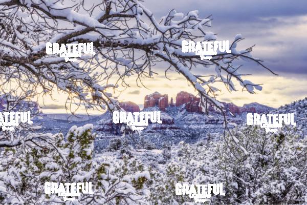 Snow over Sedona, Arizona 2