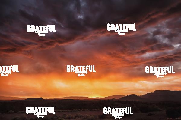 Sunset and Clouds over Sedona