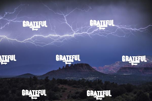 Lightning Storm over Sedona, Arizona