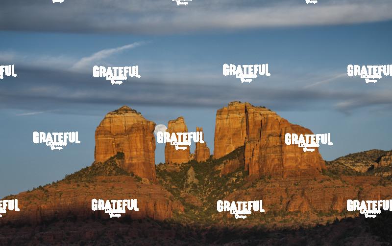 Moonrise over Sedona