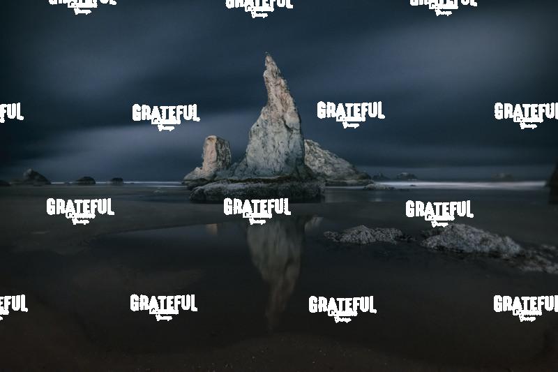 Merlins Hat After Dark in Bandon, Oregon