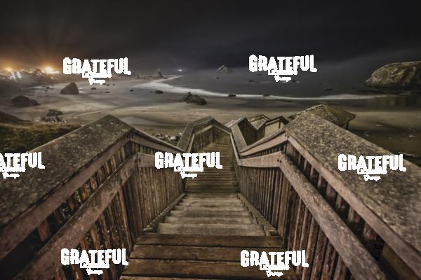 Stairs to the Beach in Bandon, Oregon