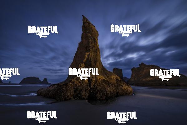 Merlins Rock in Bandon on the Oregon Coast