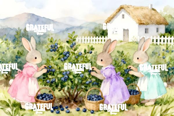 Berry Picking Watercolor