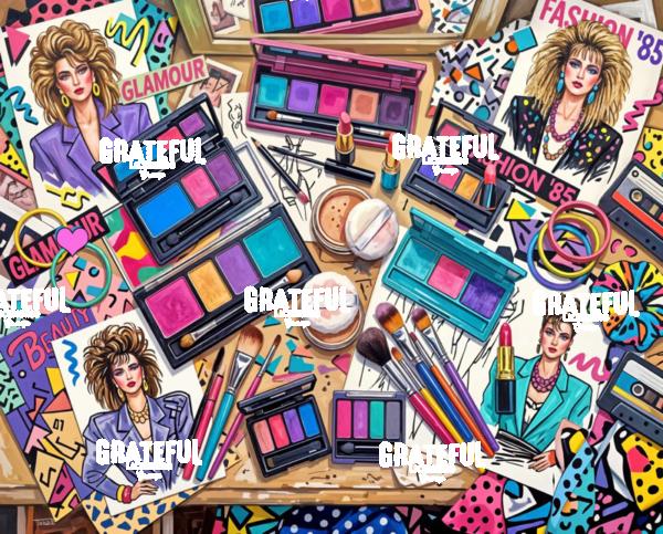 Fashion 85 Makeup Collage