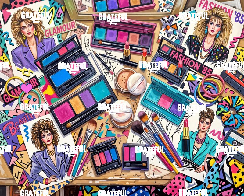 Fashion 85 Makeup Collage