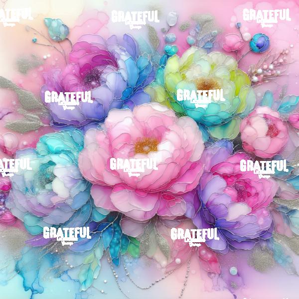 Rainbow of Peonies
