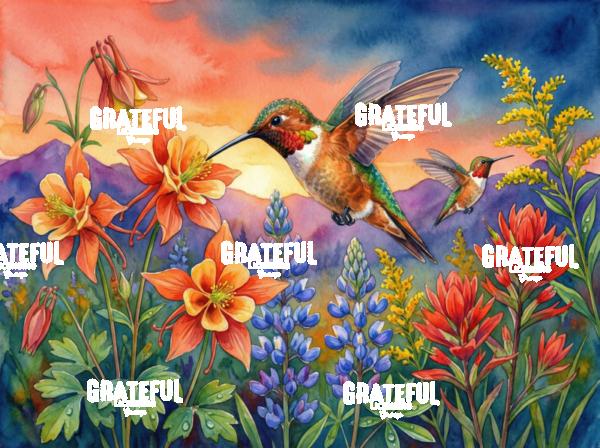 Mountain Humming Birds