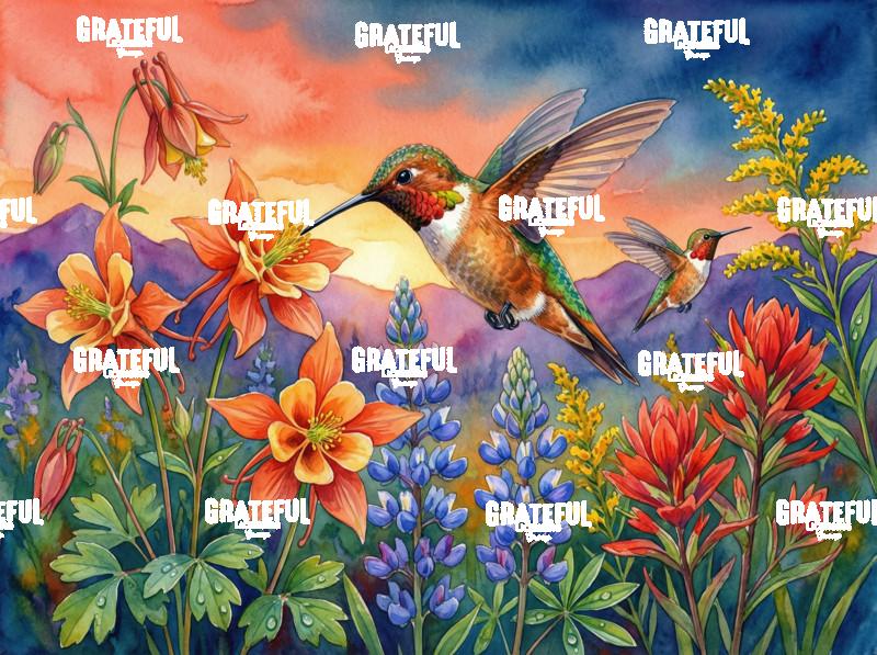 Mountain Humming Birds