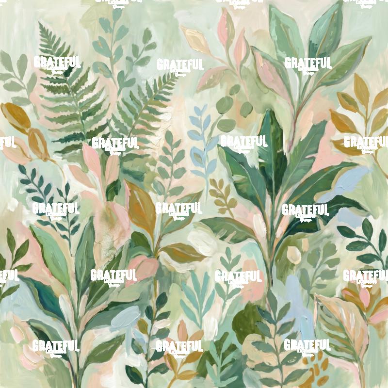 Pastel Plant Collage