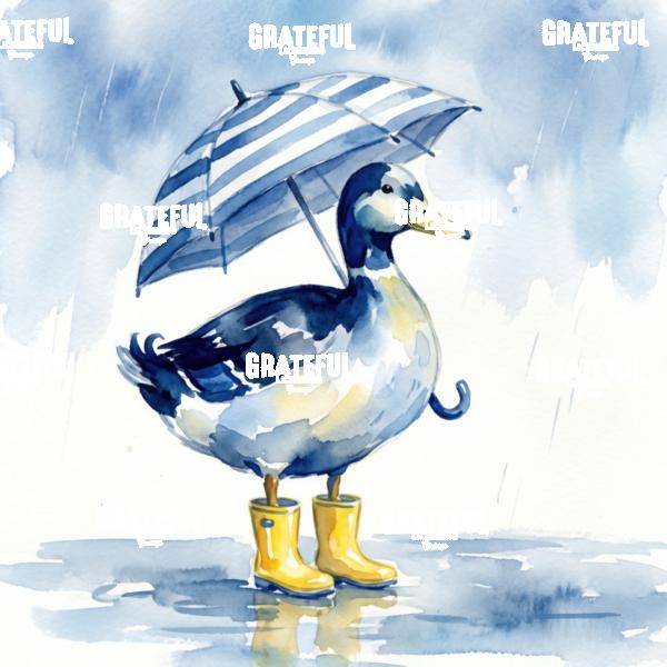Duck in Rain Boots