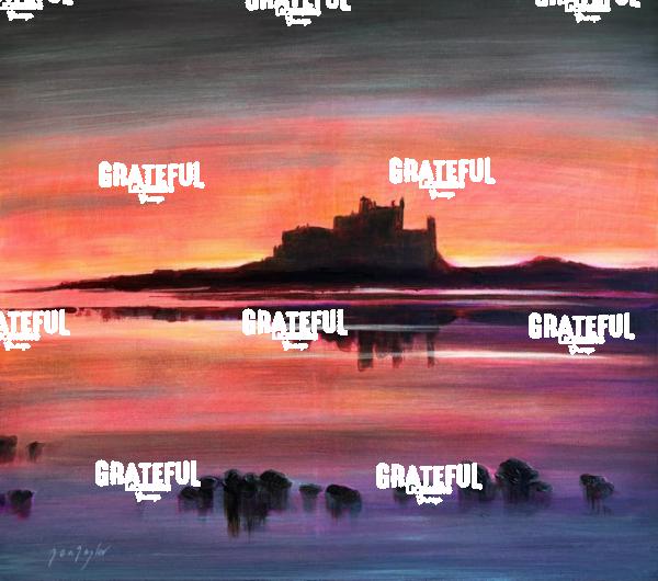 Bamburgh's Tidal Glow